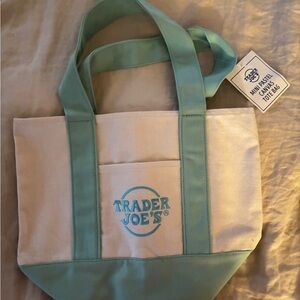 Trader Joes Mini Tote Bag NWT